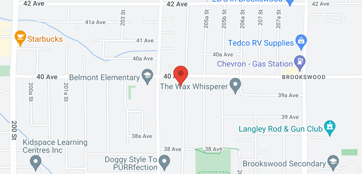 map of 3969 204A STREET